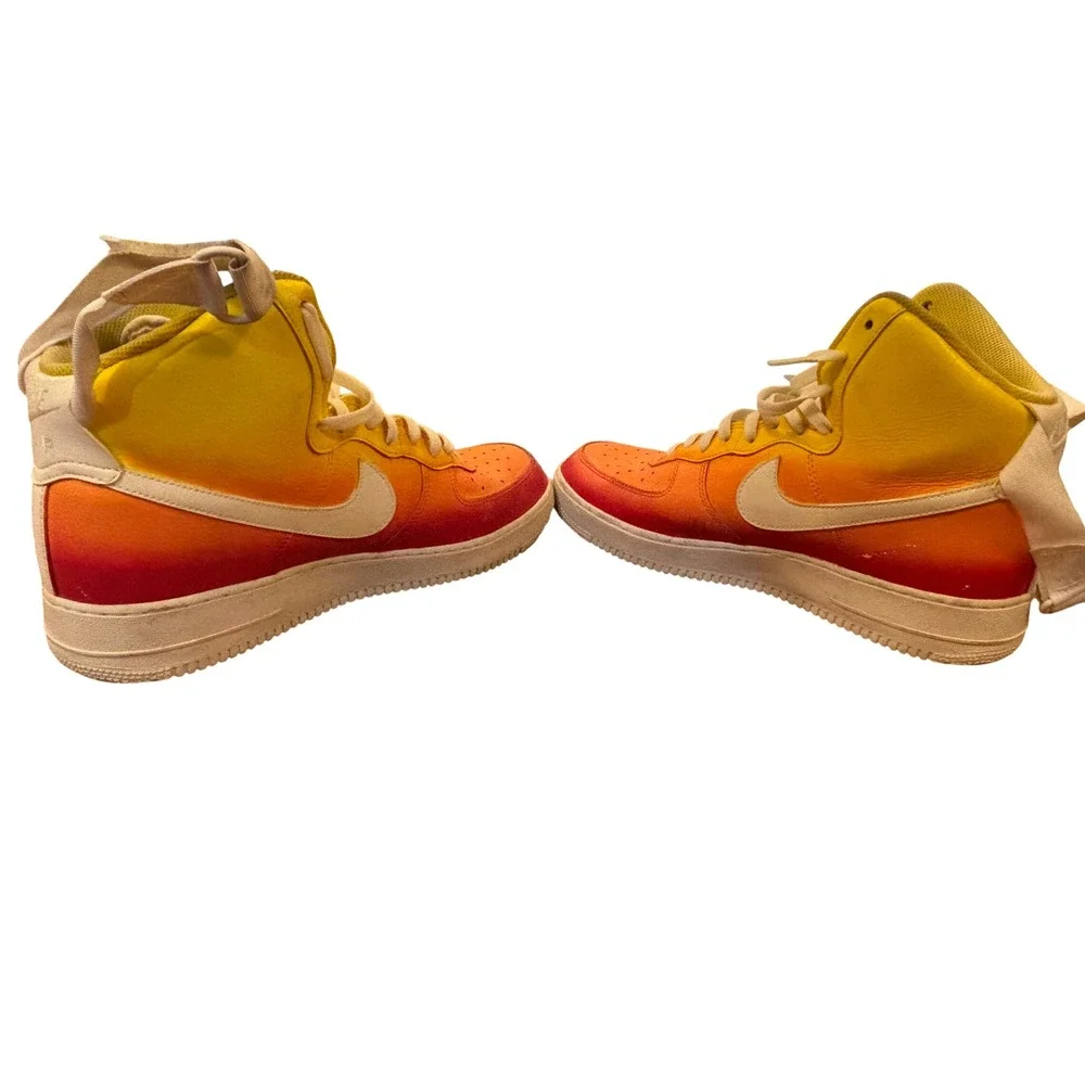 Nike Air Force 1 High 07 Custom Sunset Character Art Kurt Cobain Mug Shot